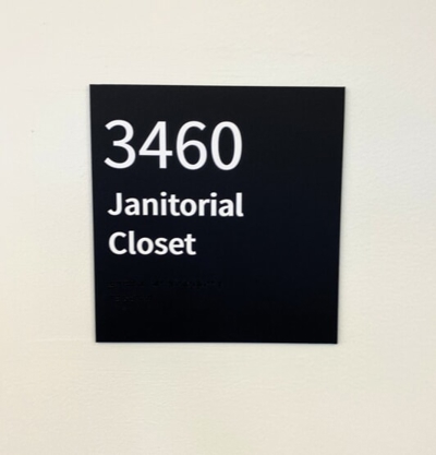 Interior Signage Photo